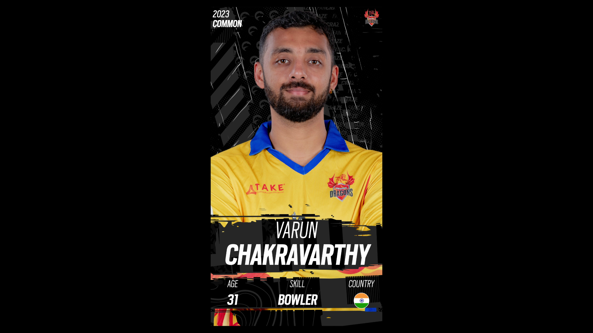 Varun Chakravarthy Digital Player Card Dd Tnpl Fancraze