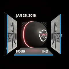 Digital Collectible For Abhishek Sharma's Four At The 2018 ICC Under-19 Men’s Cricket World Cup