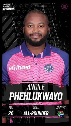 Andile Phehlukwayo Collectible Surface Thumbnail