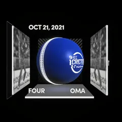 Digital Collectible For Aqib Ilyas's Four At The 2021 ICC Men’s T20 World Cup