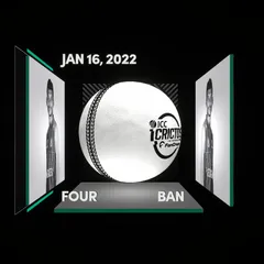 Digital Collectible For Ashiqur Zaman's Four At The 2022 ICC Under-19 Men’s Cricket World Cup