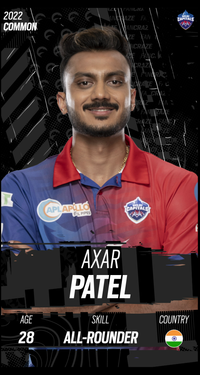 Axar Patel Collectible Surface Thumbnail