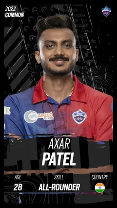 Axar Patel Collectible Surface Thumbnail