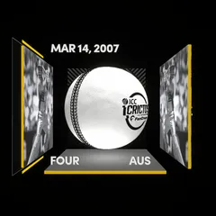 Digital Collectible For Brad Hodge's Four At The 2007 ICC Men's Cricket World Cup