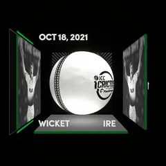 Digital Collectible For Curtis Campher's Wicket At The 2021 ICC Men’s T20 World Cup