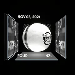 Digital Collectible For Daryl Mitchell's Four At The 2021 ICC Men's T20 WC
