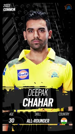 Deepak Chahar Collectible Surface Thumbnail