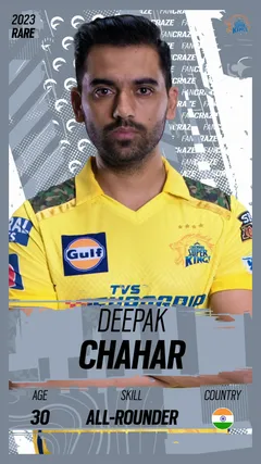 Deepak Chahar Collectible Surface Thumbnail