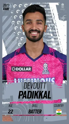 Devdutt Padikkal Collectible Surface Thumbnail