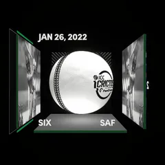 Digital Collectible For Dewald Brevis's Six At The 2022 ICC U-19 Men's CWC