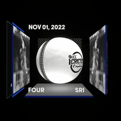 Digital Collectible For Dhananjaya de Silva's Four At The 2022 ICC Men's T20 World Cup