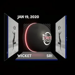Digital Collectible For Dilshan Madushanka's Wicket At The 2020 ICC Under-19 Men's Cricket World Cup