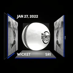 Digital Collectible For Dunith Wellalage's Wicket At The 2022 ICC Under-19 Men’s Cricket World Cup