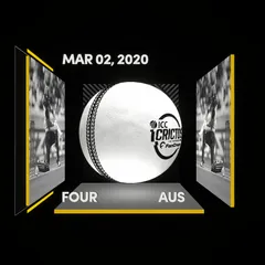 Digital Collectible For Ellyse Perry's Four At The 2020 ICC Women's T20 World Cup.