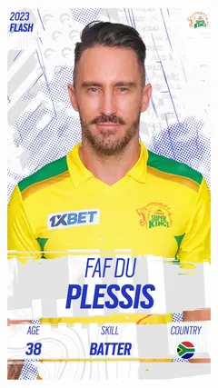 Faf du Plessis Collectible Surface Thumbnail
