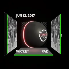 Digital Collectible For Faheem Ashraf's Wicket At The 2017 ICC Men's Champions Trophy