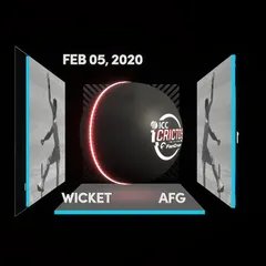 Digital Collectible For Fazalhaq Farooqi's Wicket At The 2020 ICC Under-19 Men's Cricket World Cup