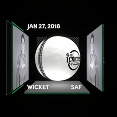 Digital Collectible For Gerald Coetzee's Wicket At The 2018 ICC Under-19 Men’s Cricket World Cup