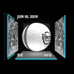 Digital Collectible For Hashmatullah Shahidi's Six At The 2019 ICC Men's Cricket World Cup