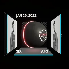 Digital Collectible For Izharulhaq Naveed's Six At The 2022 ICC Under-19 Men’s Cricket World Cup