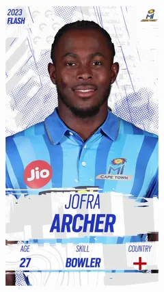 Jofra Archer Collectible Surface Thumbnail