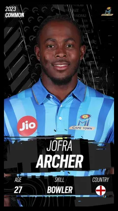 Jofra Archer Collectible Surface Thumbnail