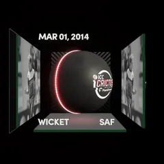 Digital Collectible For Justin Dill's Wicket At The 2014 ICC Under-19 Men's Cricket World Cup