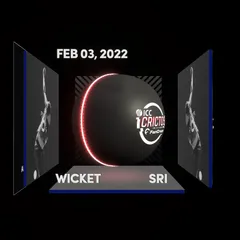 Digital Collectible For Matheesha Pathirana's Wicket At The 2022 ICC Under-19 Men’s Cricket World Cup