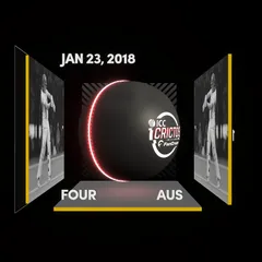 Digital Collectible For Max Bryant's Four At The 2018 ICC Under-19 Men’s Cricket World Cup