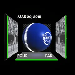 Digital Collectible For Misbah-ul-Haq's Four At The 2015 ICC Men’s Cricket World Cup