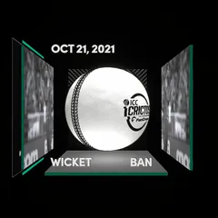 Digital Collectible For Mohammad Saifuddin's Wicket At The 2021 ICC Men’s T20 World Cup