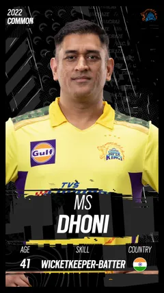 MS Dhoni Collectible Surface Thumbnail