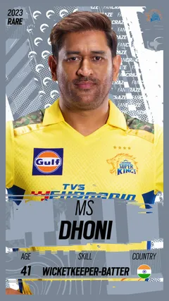 MS Dhoni Collectible Surface Thumbnail