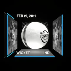 Digital Collectible For Munaf Patel's Wicket At The 2011 ICC Men’s Cricket World Cup