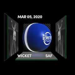 Digital Collectible For Nadine de Klerk's Wicket At The 2020 ICC Women's T20 World Cup.