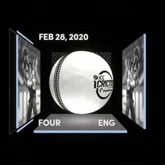 Digital Collectible For Natalie Sciver's Four At The 2020 ICC Women's T20 World Cup.