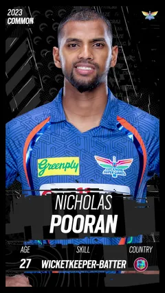 Nicholas Pooran Collectible Surface Thumbnail