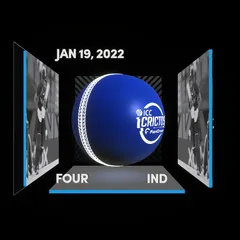 Digital Collectible For Nishant Sindhu's Four At The 2022 ICC Under-19 Men’s Cricket World Cup