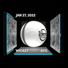Digital Collectible For Noor Ahmad's Wicket At The 2022 ICC U-19 Men's CWC