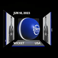 Digital Collectible For Nosthush Kenjige's Wicket At The 2023 ICC Men's Cricket World Cup Qualifier