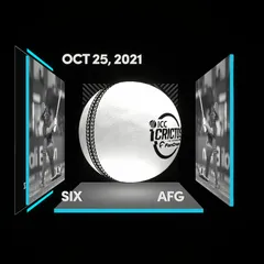 Digital Collectible For Rahmanullah Gurbaz's Six At The 2021 ICC Men's T20 WC