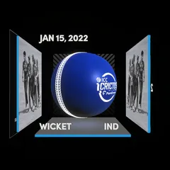 Digital Collectible For Rajvardhan Hangargekar's Wicket At The 2022 ICC Under-19 Men’s Cricket World Cup