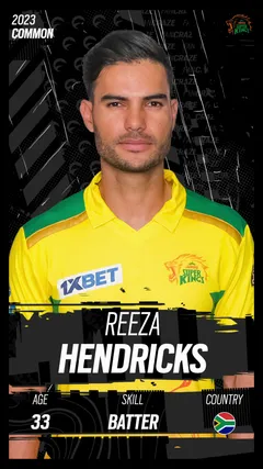 Reeza Hendricks Collectible Surface Thumbnail