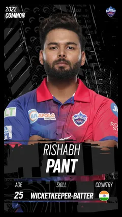 Rishabh Pant Collectible Surface Thumbnail