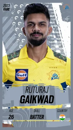 Ruturaj Gaikwad Collectible Surface Thumbnail