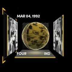 Digital Collectible For Sachin Tendulkar's Four At The 1992 ICC Men's Cricket World Cup