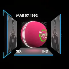 Digital Collectible For Sachin Tendulkar's Six At The 1992 ICC Men's Cricket World Cup