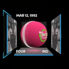 Digital Collectible For Sachin Tendulkar's Four At The 1992 ICC Men's Cricket World Cup
