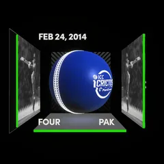 Digital Collectible For Sami Aslam's Four At The 2014 ICC Under-19 Men's Cricket World Cup