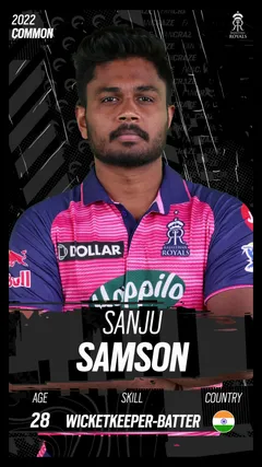Sanju Samson Collectible Surface Thumbnail